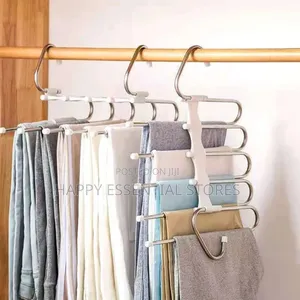 Collapsible Stainless Steel Pant Hanger