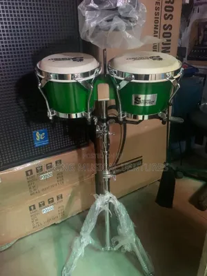 Bongo Drum Set With Stand