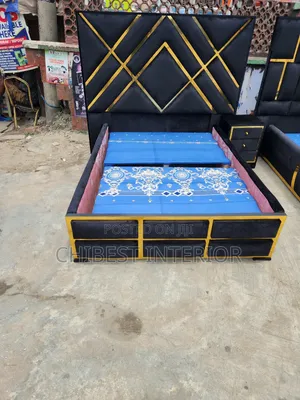 Black 4.5by6 Bed Set