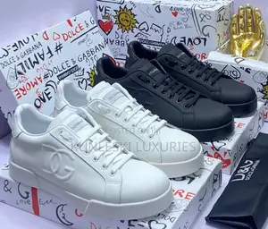 Original Dolce Gabbana Leather Sneakers