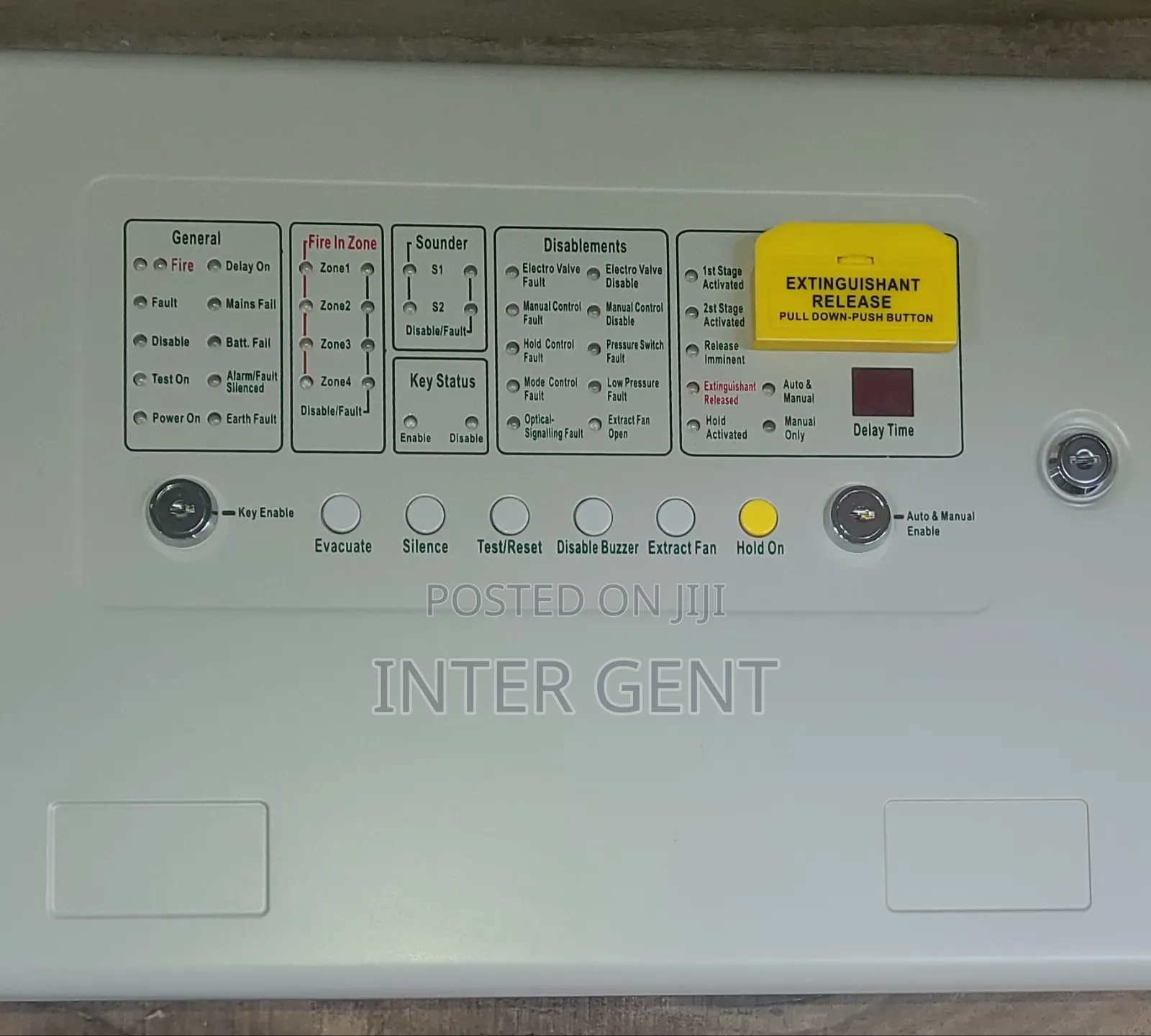 Fire Extinguisher Panel 4 Zone