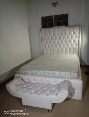 Royal Upholstery Bedframe With Footrest