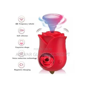 2 in 1 Rose Vibrating Tongue Licking Vagina Clit Sucker Toys