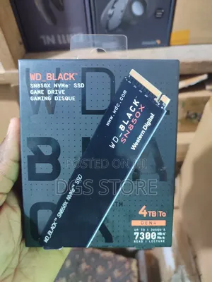 Wd Black Sn850x Nvme SSD Internal Gaming 4tb