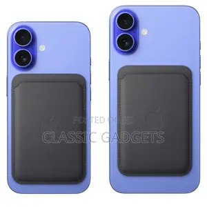Apple Magnetic Leather Wallet for iPhone 16 Pro Max