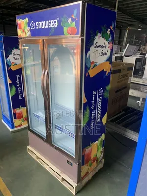 Brand New Snowsea Side-Side Showcase Refrigerator>Blue Color