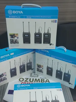 Boya by-Wm8 Pro- Uhf Dual-Channel Wireless Microphone