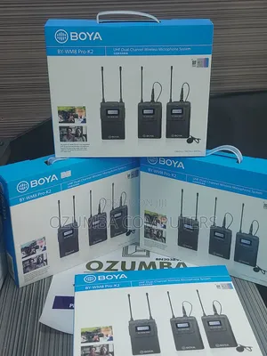 Boya by-Wm8 Pro- Uhf Dual-Channel Wireless Microphone