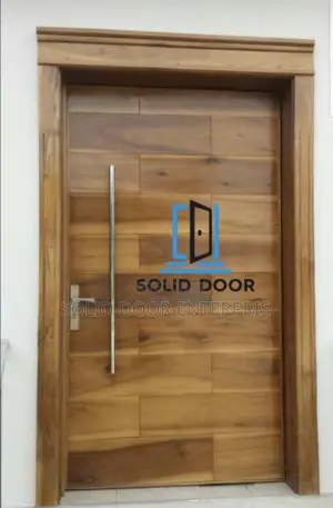 An Exquisite Mahogany Security Door