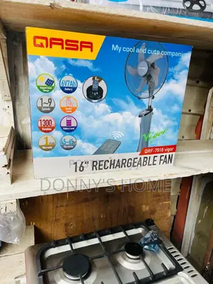 Qasa QRF-7916 Vigor 16-Inch Rechargeable Fan