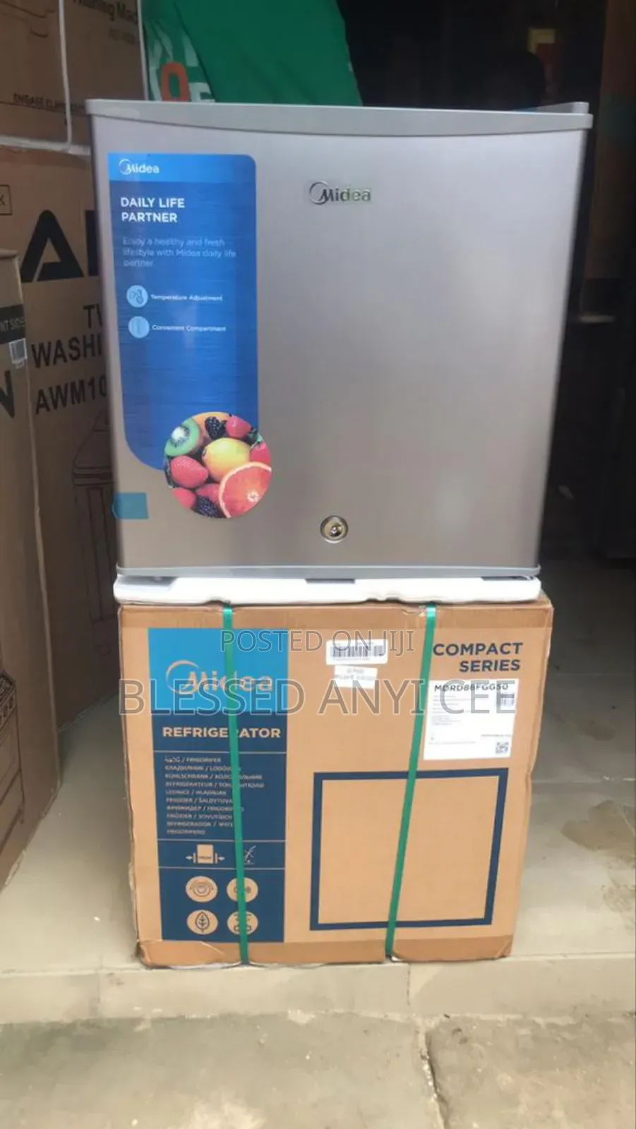 Original Midea Bedside Table Top Fridge(60l) Energy Saving