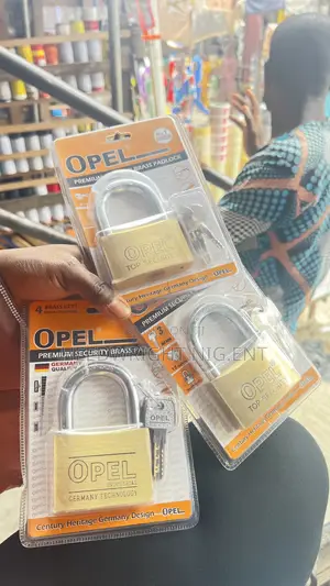 70mm Opel Brass Security Padlock