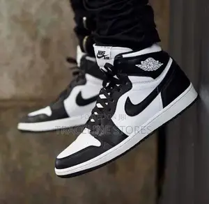 Black and White Unisex Sneakers