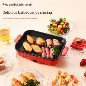 2in1 High Quality 600W Electric Non-Stick Bake/Fry Pan