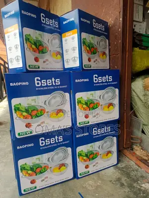 6 Set Stainless Steel Basket