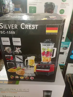 German Silver Crest Heavy Duty Blender/Grinder 8000W