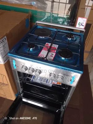 Electric Maxi 50 by 50 Standing Gas Cooker 3+1