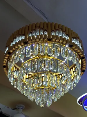 Brand New Crystal Led VIP Chandelier Light With Remote