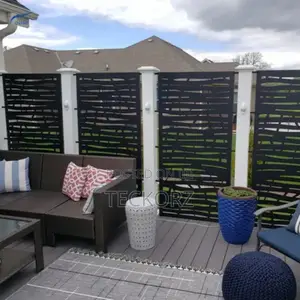 Laser Cut Balcony Privacy Screen Garden Fence