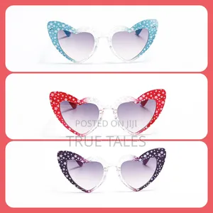 Star Studded Girl's Beautiful Cat-eyes Sunglass Ages 2 To 10