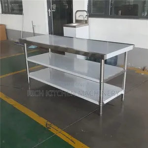 3 Step 5ft Stainless Work-Table