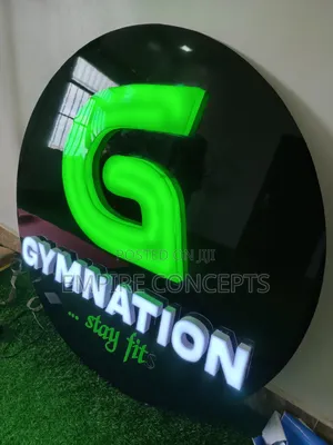 Logo Signage With LED Light