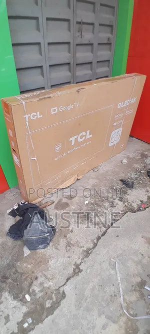 Brand New TCL 65" Qled Television>Bluetooth>Flameless>Wi-Fi>