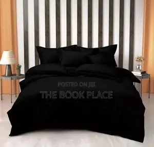 Beautiful Black Cotton Bedsheets With Pillow Case