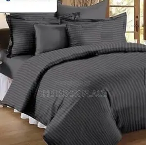 Black Stripe Bedding With Pillow Case