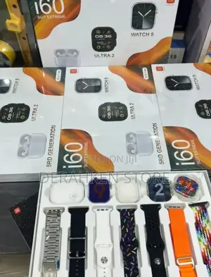 I60 Ultra Smartwatch With 2 Watches, Airpod Pro 2, 7 Straps