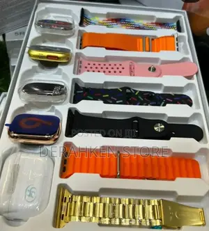 I60 Ultra Smartwatch With 2 Watches, Airpod Pro 2, 7 Straps