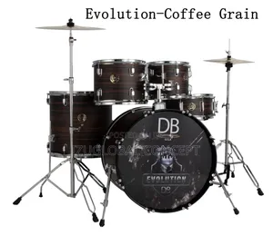 Db 5sets Professional Drum Coffee Grain Color