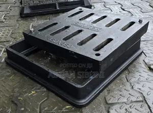 Gully Cover Set 48x48 With Lock Heavy Duty