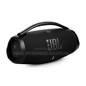 JBL Boombox 3 Bluetooth Portable Speaker - Black