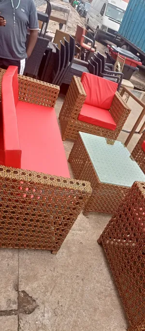Stuffzy 7 Seaters Rathan Outdoor Bar Chairs