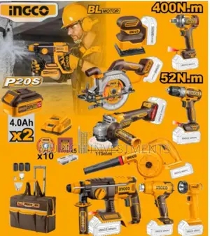 9-Piece Cordless Industrial Combo Kit - Model CKLI2098