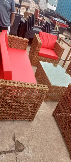 Outdoor 7 Seaters Rathan Bar Chairs