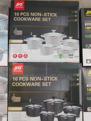 10pcs Jio Cookware Pot Set (20cm, 24cm, 28cm, 28cm and 32cm)