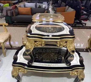 Foreign Royal Center Table With Side Stool