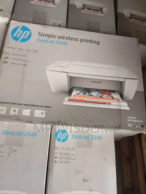Hp Deskjet 2548 - 3 in 1 Printer - Print - Scan Copy