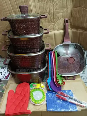 21pcs Quality Granite Cookware Pot Set