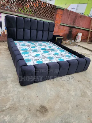 Upholstery Bed Stand With Drawer