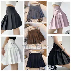 Ladies Short Skirts With Side Bow Knots