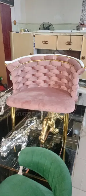 Stuffzy High Quality Gold Restaurant Chair