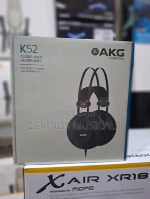 Akg K52 Closed Back Studio Headphones