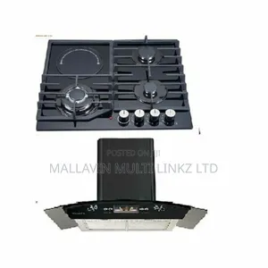 Polystar 60cm Kitchen Hood + 4 Burner Hob (3gas +1electric)