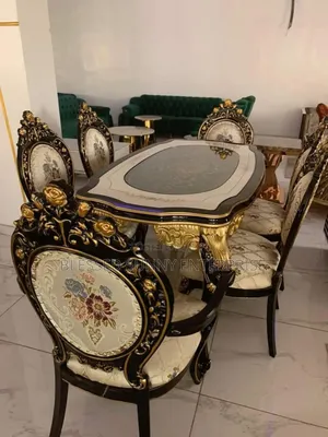 Royal Imported Dining Table Set by 6 Chair