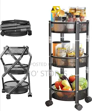 Kitchen Foldable Storage Rack