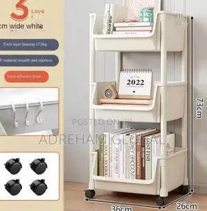 Kitchen Storage Shelf Basket Spice Rack Organizer, Mobile