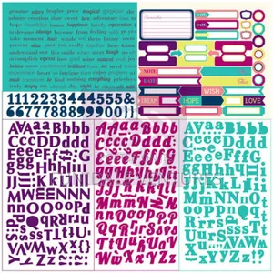 Type And Tabs Stickers